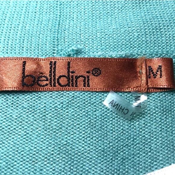 Vintage Blue Beachy Boho Crochet Cottagecore Coastal Grandma Cardigan / M - Picture 7 of 7